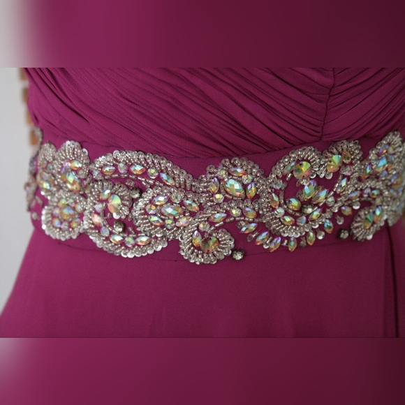 Prom dress Anais Designs magenta - Picture 3 of 5